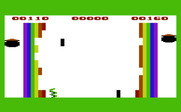 Skibbereen for Commodore VIC-20 - The snake at the bottom left has captured the ball!