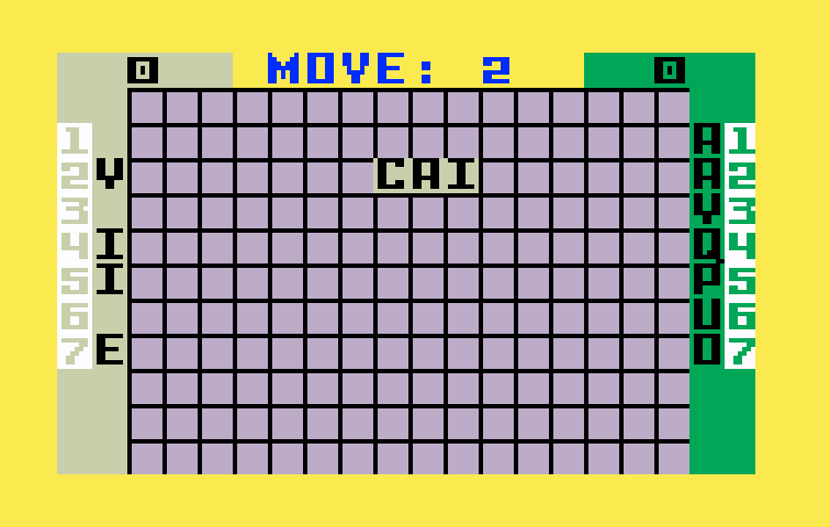 Electric Company Word Fun, The Intellivision Screenshot: Crosswords start.