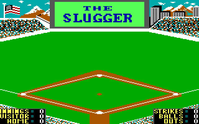 Slugger, The IBM PC/Compatibles Screenshot: The Slugger...
