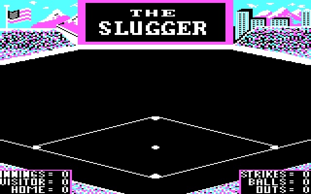 Slugger, The IBM PC/Compatibles Screenshot: The Slugger...
