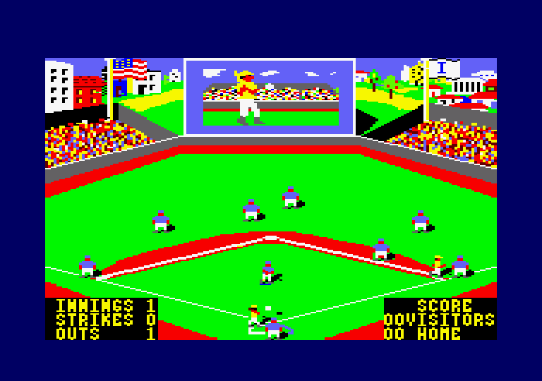 Slugger, The Amstrad CPC Screenshot: Here's the pitch...