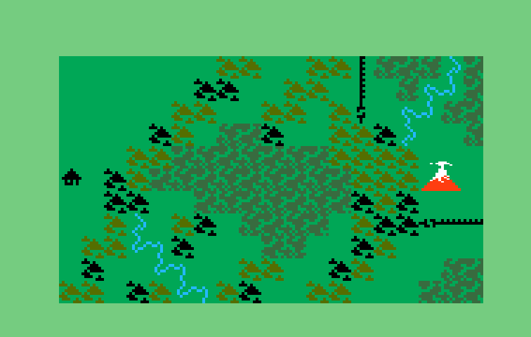 Advanced Dungeons & Dragons Cartridge Intellivision Screenshot: Game start.
