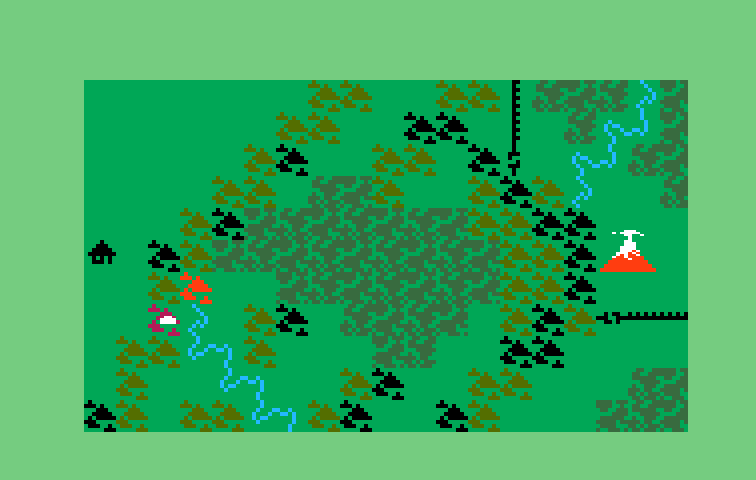 Advanced Dungeons & Dragons Cartridge Intellivision Screenshot: Game over.