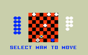 Checkers for Intellivision - Blue player is ahead...so far!