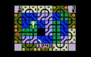 Loco-Motion for Intellivision - As the game progresses more obstacles appear.