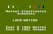 Loco-Motion for Intellivision - Title screen.