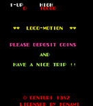 Loco-Motion for Arcade - Title screen.
