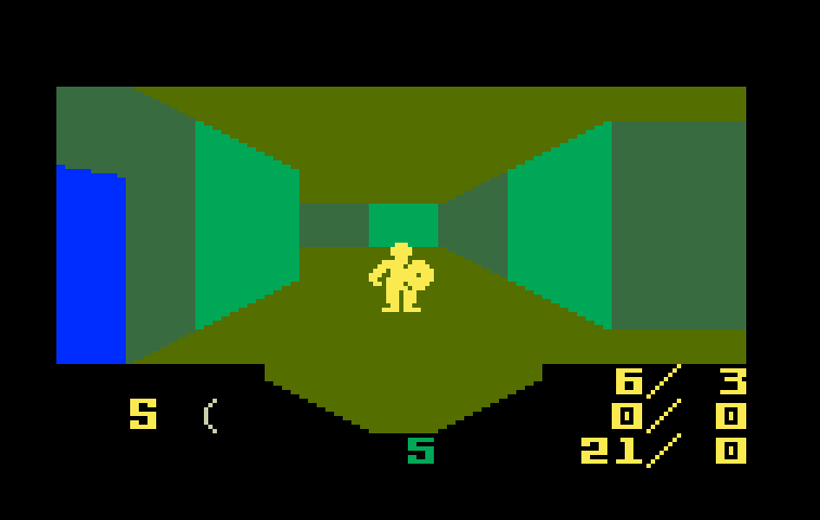 Advanced Dungeons & Dragons: Treasure of Tarmin Cartridge Intellivision Screenshot: Another enemy attacks!