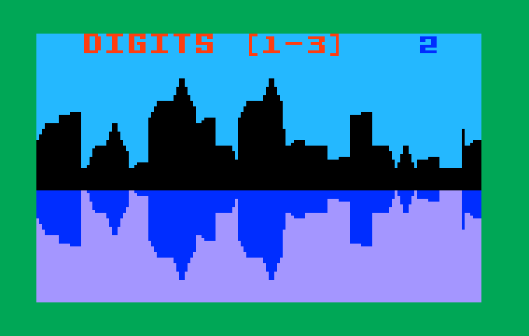 Bomb Squad Intellivision Screenshot: Setting some game options.
