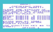 Amok for Commodore VIC-20 - Title screen.