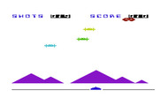 Kosmic Kamikaze for Commodore VIC-20 - Shoot the passing mothership for bonus points...
