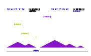Kosmic Kamikaze for Commodore VIC-20 - Be sure not to get hit by enemy fire...