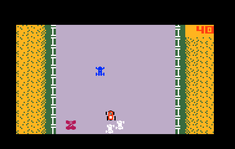 Bump 'N' Jump Intellivision Screenshot: Game start.