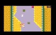 Bump 'N' Jump for Intellivision - Crash! I didn't stay on the road...
