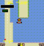 Bump 'N' Jump for Arcade - Sometimes you have to jump over water, or sometimes there's a narrow bridge you can take...