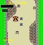 Bump 'N' Jump for Arcade - Pattern 2; jumping over some rocks...