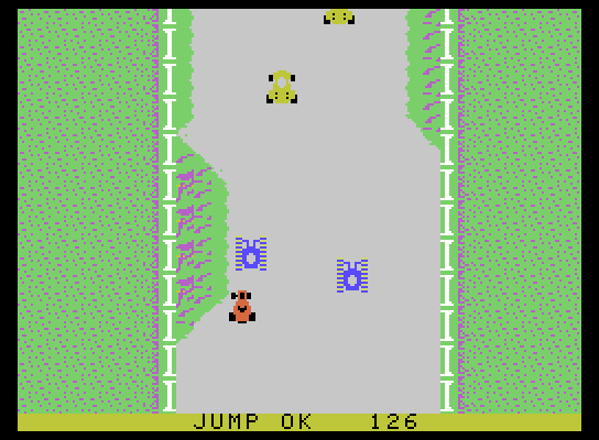 Bump 'N' Jump ColecoVision Screenshot: On to the next level...