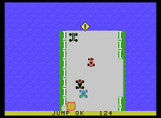 Bump 'N' Jump for ColecoVision - Be ready to jump when there are gaps in the road!