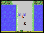 Bump 'N' Jump for ColecoVision - The narrow bridges can be tough when there are a lot of cars...