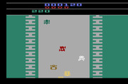 Bump 'N' Jump for Atari 2600 - Some parts of the road are narrow.