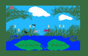 Frog Bog for Intellivision - Jumping through the air after some bugs...