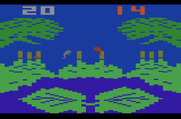 Frog Bog for Atari 2600 - Frogs leap into the air to catch flies...hopefully!