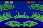 Frog Bog for Atari 2600 - The frogs go for the same fly...