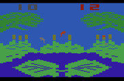 Frog Bog for Atari 2600 - The sun sets as the game progresses...