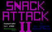 Snack Attack II for IBM PC/Compatibles - Title screen.