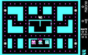 Snack Attack II for IBM PC/Compatibles - Game start.