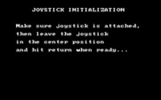 Snack Attack II for IBM PC/Compatibles - Joystick setup screen.