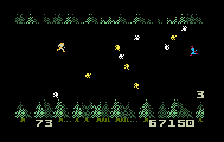 Masters of the Universe: The Power of He-Man Intellivision Screenshot: Try to reach Skeletor again...