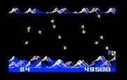 Masters of the Universe: The Power of He-Man for Intellivision - Skeletor tries to stop you from reaching the castle...