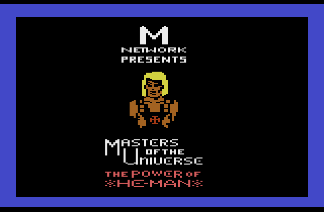 Masters of the Universe: The Power of He-Man Atari 2600 Screenshot: Introducing He-Man!