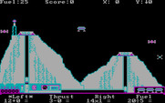 Space Math for IBM PC/Compatibles - Game start.