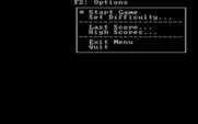 Space Math for IBM PC/Compatibles - Game options.