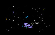 Space Hawk for Intellivision - Blasting opponents...