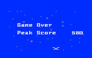 Space Hawk for Intellivision - Game over.