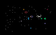 Space Hawk for Intellivision - Attempting to blast the space hawk...