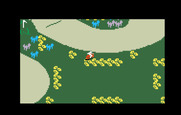 Motocross for Intellivision - Crashed on the curve...