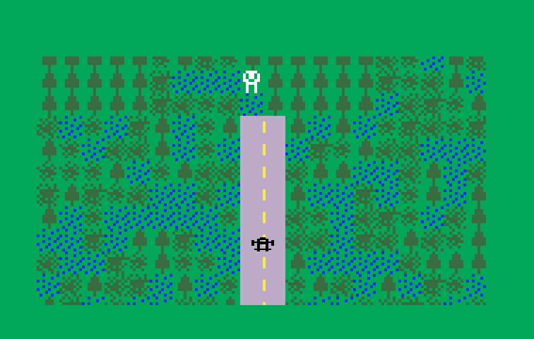 Mission-X Intellivision Screenshot: Game start.