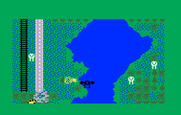 Mission-X for Intellivision - The terrain is varied and changes from level to level.