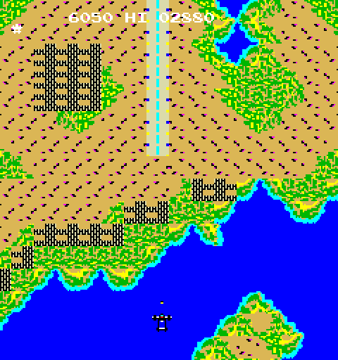 Mission-X Arcade Screenshot: Land on the runway between levels...