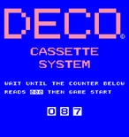 Mission-X for Arcade - DECO Cassette loading...