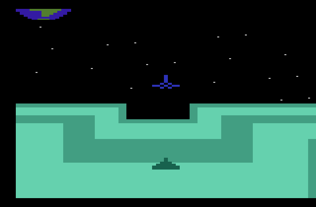 Star Strike Atari 2600 Screenshot: Starting screen.