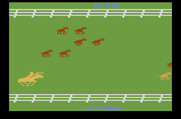 Stampede for Atari 2600 - Game over.