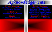Crusade, The for IBM PC/Compatibles - Game credits.
