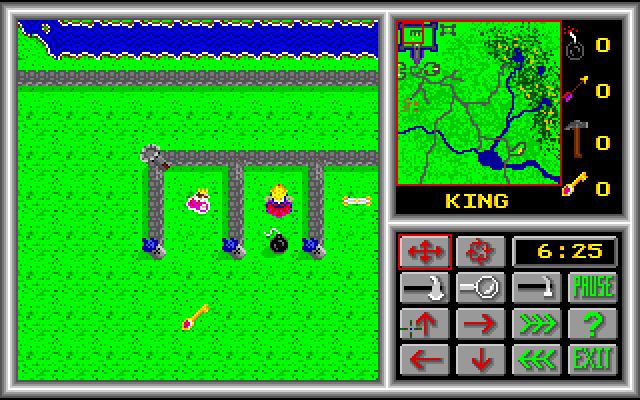 Crusade, The Amiga Screenshot: Hmm, is that a bomb? Might be able to use that for something...
