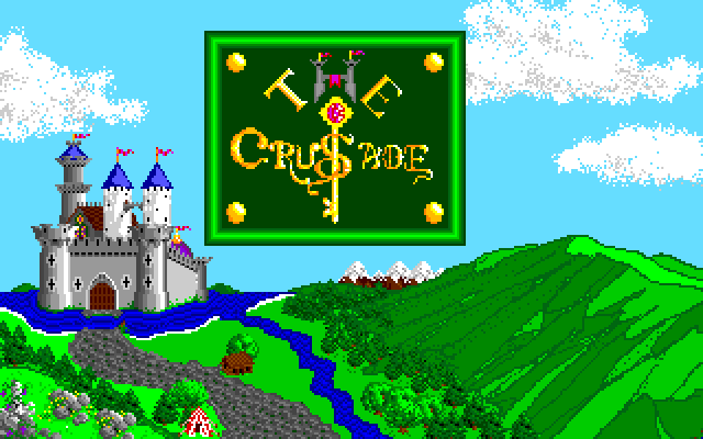 Crusade, The Amiga Screenshot: Title screen.