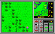Crusade, The for Amiga - The queen navigates through a forest.